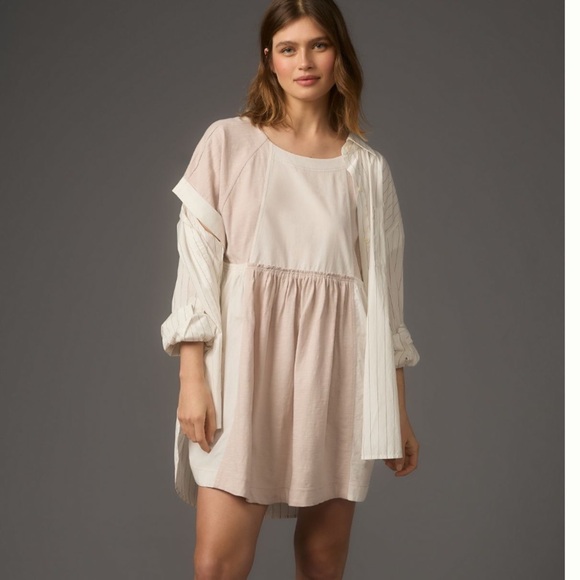 Anthropologie Daily Practice Babydoll Mini Dress Tunic Top Size XXS - Picture 7 of 10